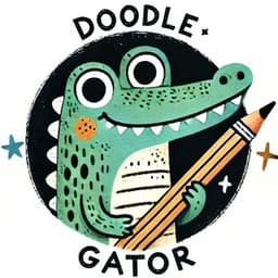 Doodle Gator — Draw & Guess charades логотип
