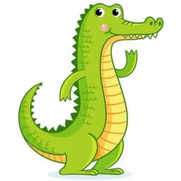 Крокодил 🐊 логотип