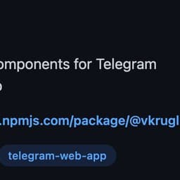 react-telegram-web-app логотип