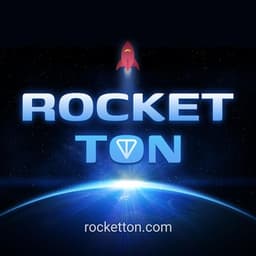 🚀 RocketTON GAME логотип