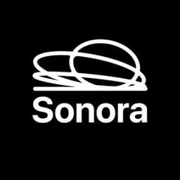 Sonora | Озвучка, Озвучка текста, Текст в Речь, ElevenLabs логотип